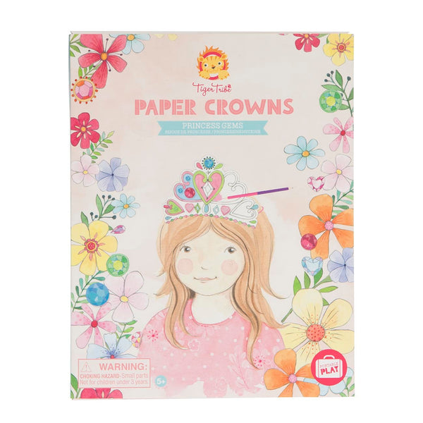 Tiger Tribe - Paper Crowns - Princess Gems - Toot Toot Toys