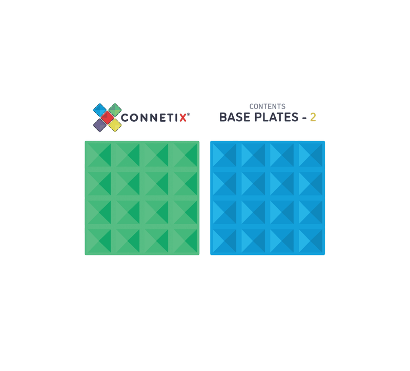 Connetix 2 Piece Rainbow Base Plate Pack