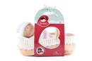 Bonikka - Grace Baby Doll in Carry Cot with Bottle and Blanket