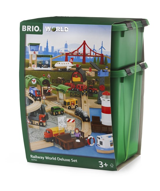 BRIO - Railway World Deluxe Set (33766) - Toot Toot Toys