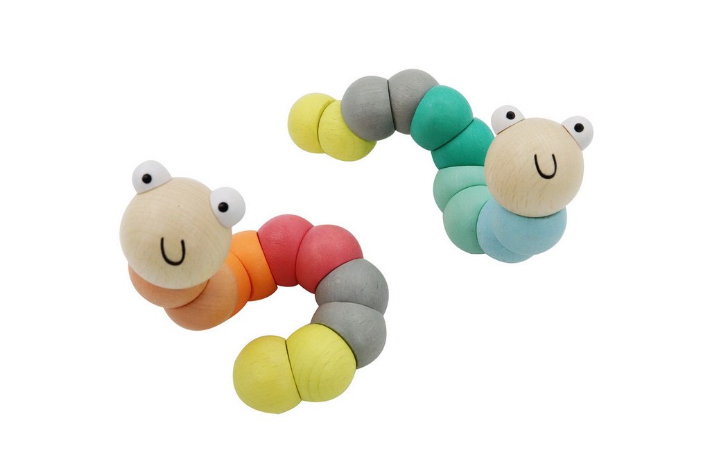 Wooden Jointed Worm