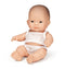 Miniland - Anatomically Correct Baby Doll - Asian Girl (21cm) - Toot Toot Toys