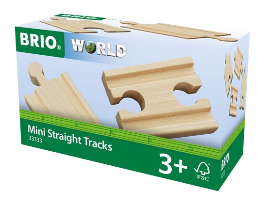 BRIO - Mini Straight Track Pack (33333) - Toot Toot Toys