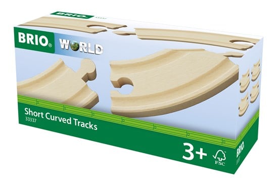 BRIO - Short Curved Tracks (33337) - Toot Toot Toys