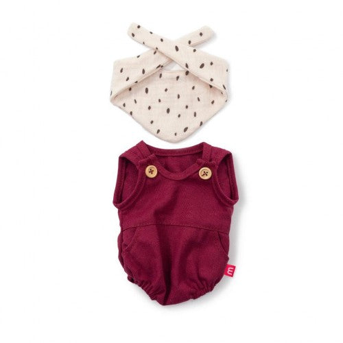 Miniland - Baby Clothing -  Sand Romper and Bib Set (for 38cm doll)