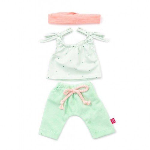Miniland - Baby Clothing -  Forest Singlet, Leggings and Hairband Set (for 38cm doll)