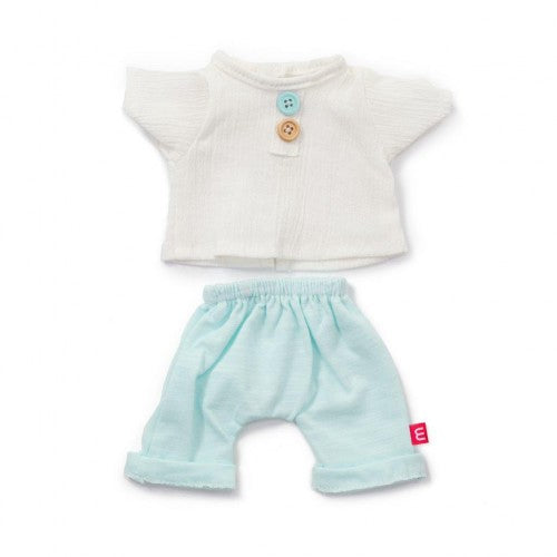 Miniland - Baby Clothing - Sea Coloured T-shirt and Pants Set (for 38cm doll)