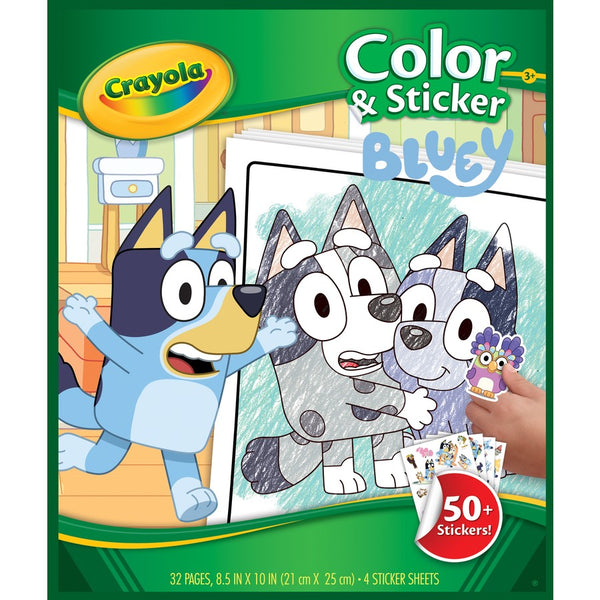 Bluey - Crayola Colour and Sticker Book