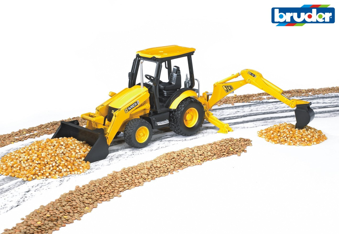 Bruder - JCB MIDI CX Backhoe loader (02427) - Toot Toot Toys