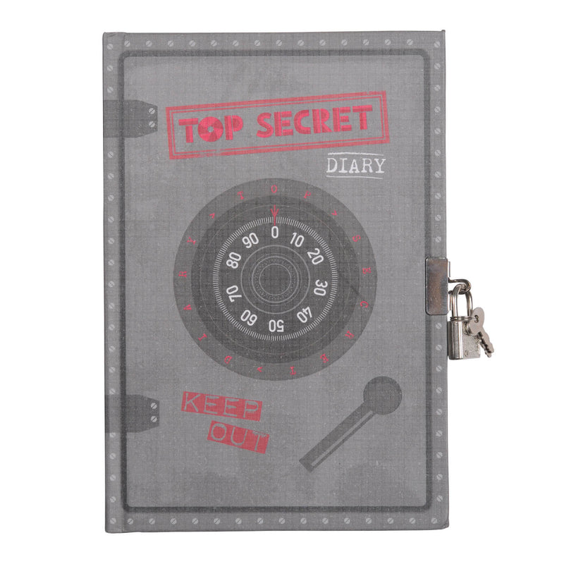 Tiger Tribe - Lockable Diary - Top Secret