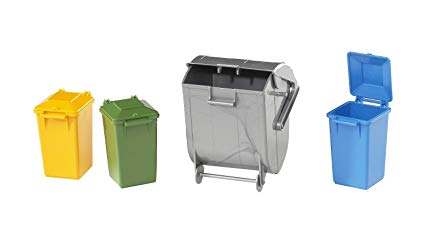 Bruder World Accessories: Garbage Can Set (02607) - Toot Toot Toys