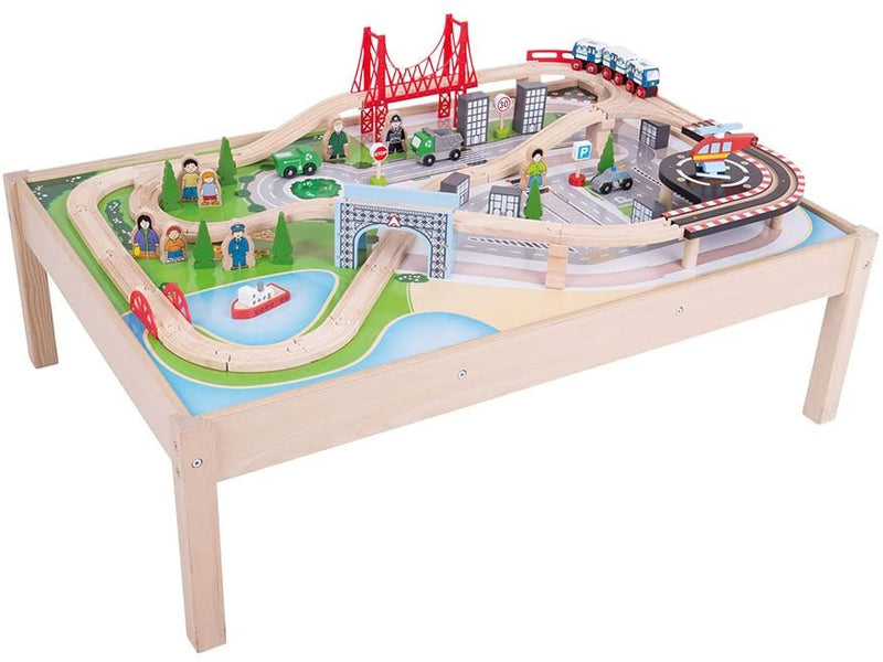 Train set sales and table