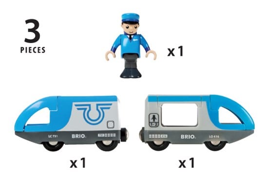 BRIO - Travel Battery Train (33506) - Toot Toot Toys