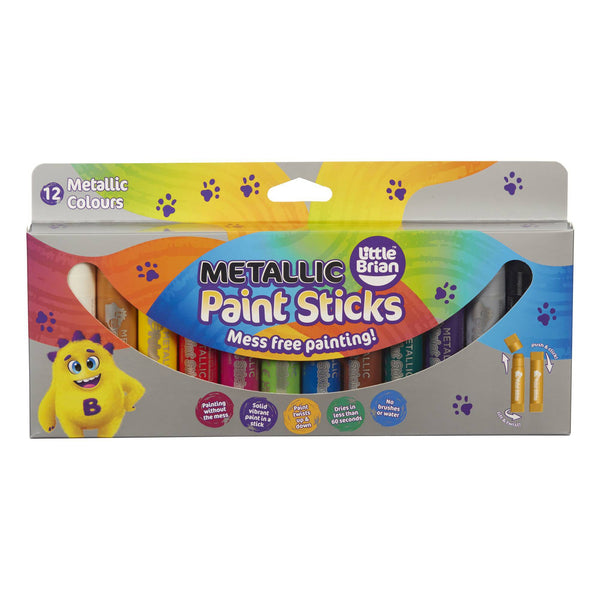 Little Brian Paint Sticks - Metallic 12pk