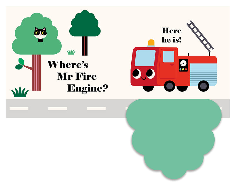 Felt Flaps - Where's Mr Fire Engine?