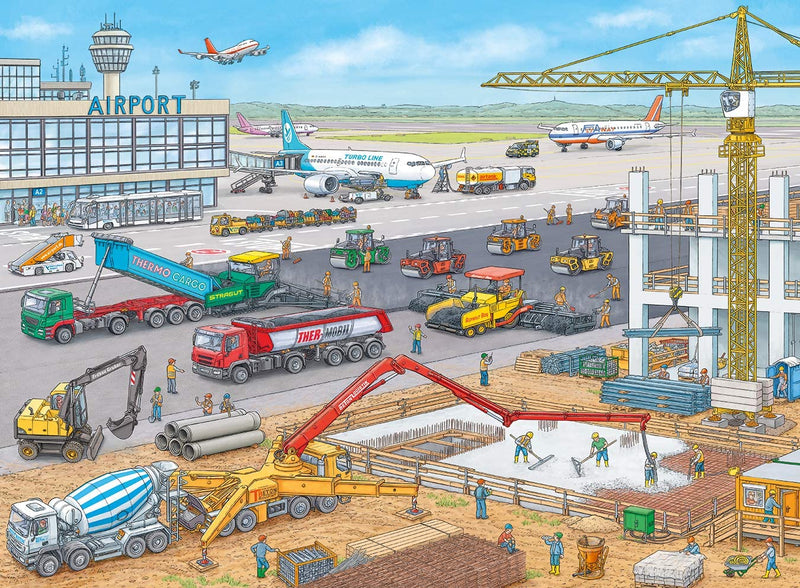 Ravensburger - Airport Construction Site 100 pieces