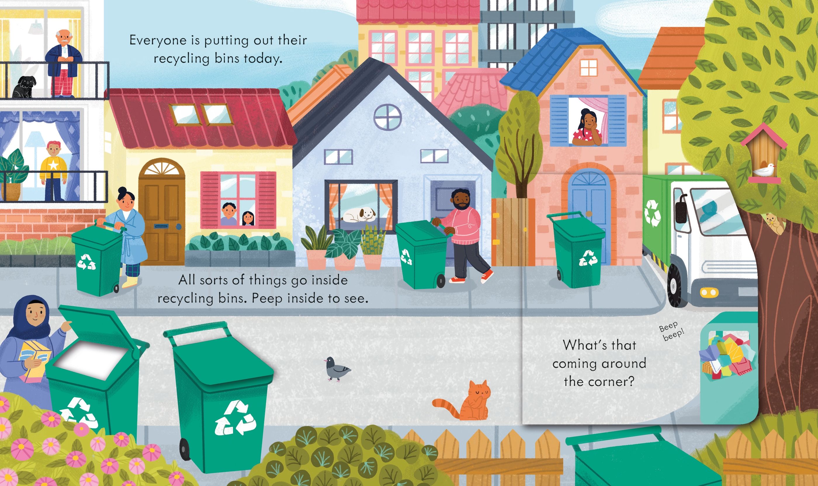 Peep Inside - How a Recycling Truck Works
