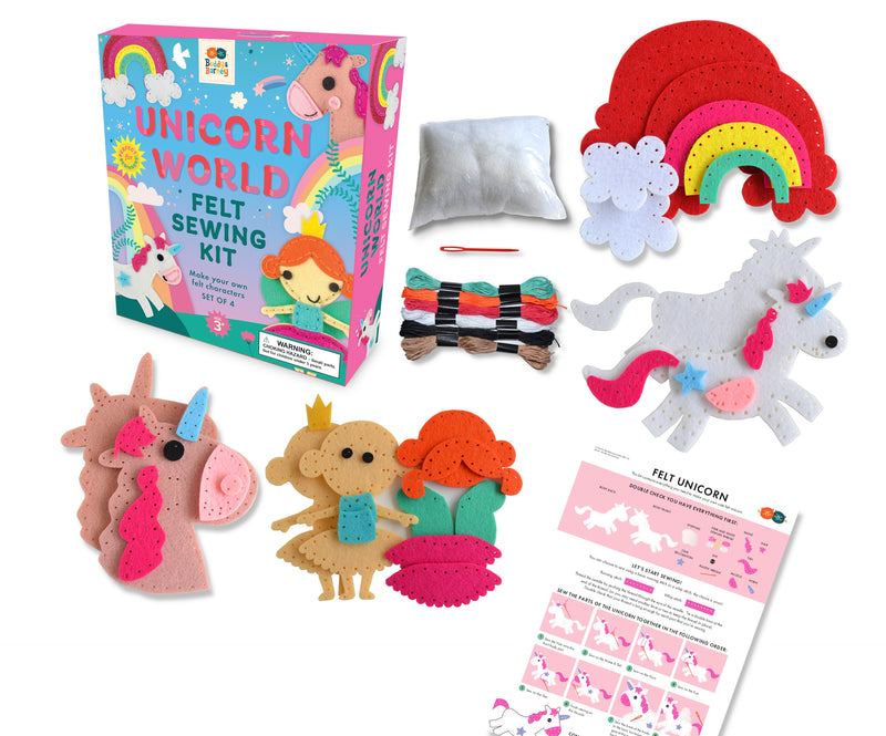 Buddy & Barney - Unicorn World Felt Sewing Kit