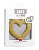 BIBS Baby Bitie - Heart - Mustard