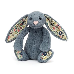 Jellycat - Blossom Bashful Dusky Blue Bunny (Small)