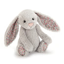 Jellycat - Blossom Bashful Silver Bunny (Small) - Toot Toot Toys