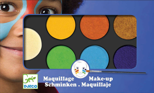 Djeco - Face painting Art Palette 6 Colours - Toot Toot Toys