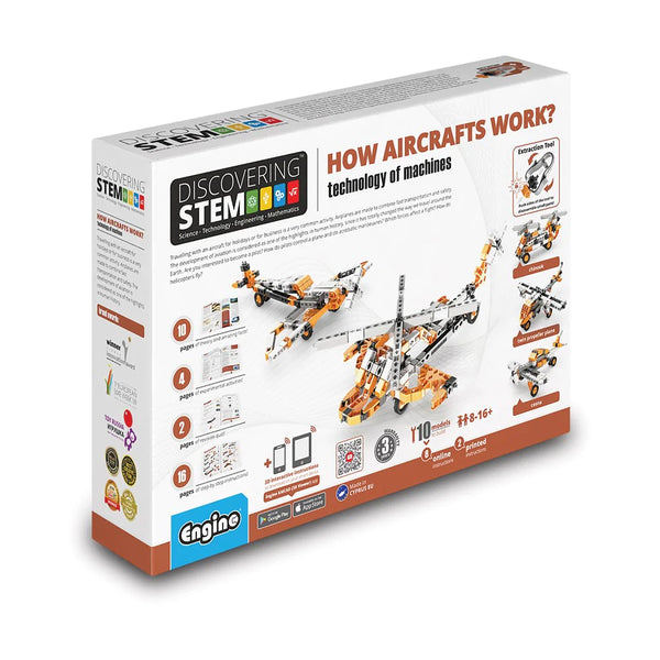 Engino - Discovering STEM - How Aircraft Work - Technology of Machines