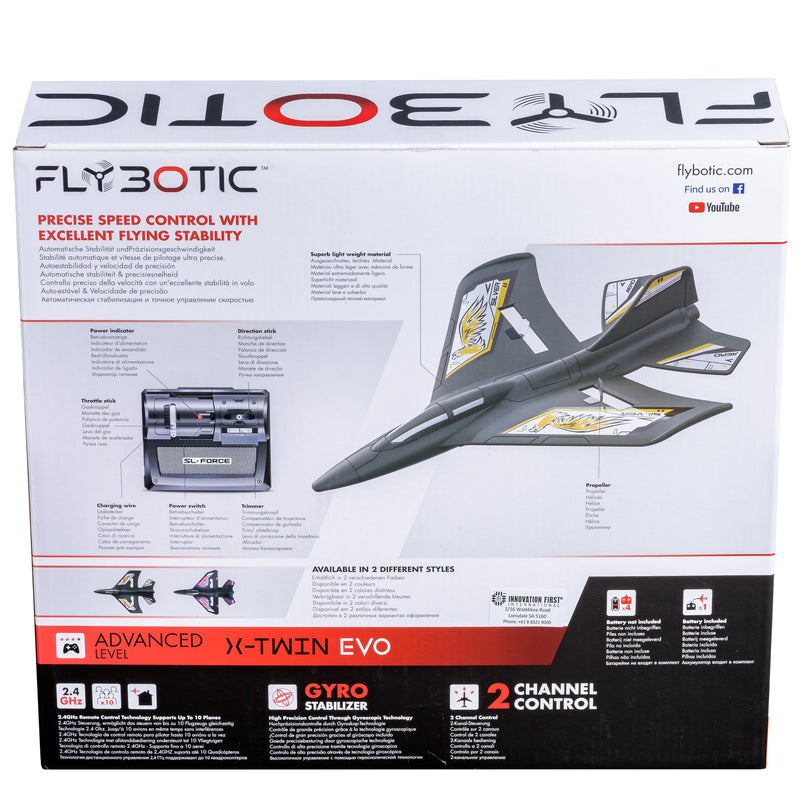 Silverlit - X-Twin Evo Flybotic - Radio Controlled Plane – Toot Toot Toys