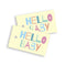 Gift Tag - Hello Baby Yellow