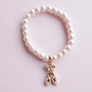 Lauren Hinkley - Pink Pearl Ballet Slippers Bracelet