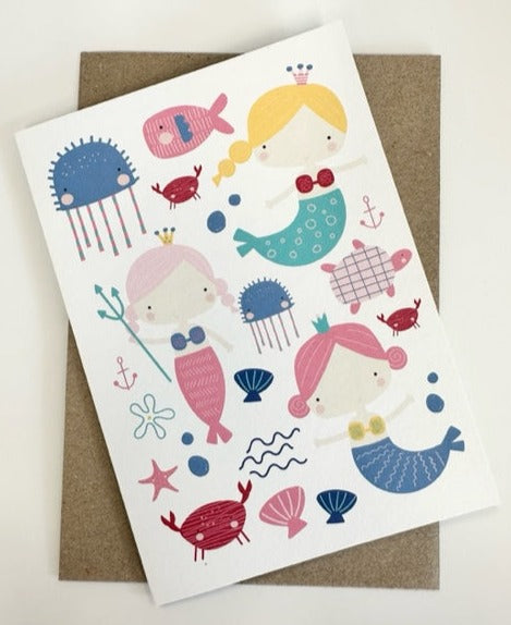 Birthday Card - Mermaid