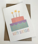 Birthday Card - Cake Pink