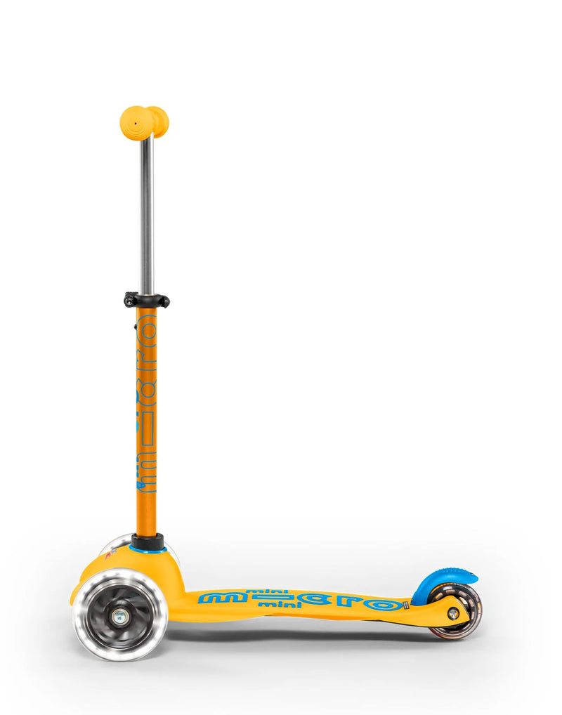 Micro Mini Deluxe Scooter - LED Light Up Wheels - Apricot