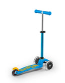 Micro Mini Deluxe Scooter - LED Light Up Wheels - Ocean Blue