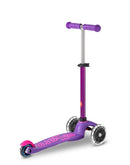 Micro Mini Deluxe Scooter - LED Light Up Wheels - Purple/Pink