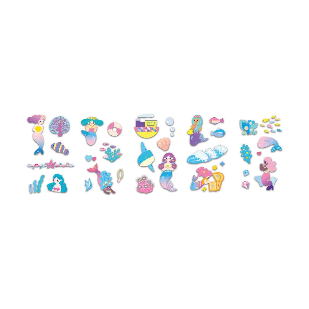Mermaid Nail Stickers and Tattoos