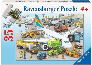 Ravensburger - Busy Airport Puzzle 35 piece - Toot Toot Toys