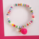 Lauren Hinkley - Rainbow Pom Pom Elastic Bracelet