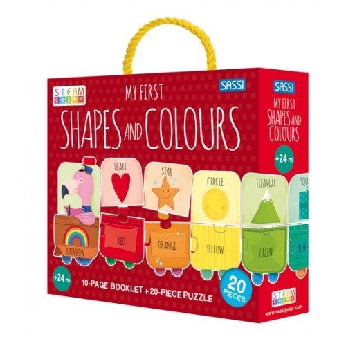 Sassi  - My First Shapes and Colours STEAM Puzzle & Book Set