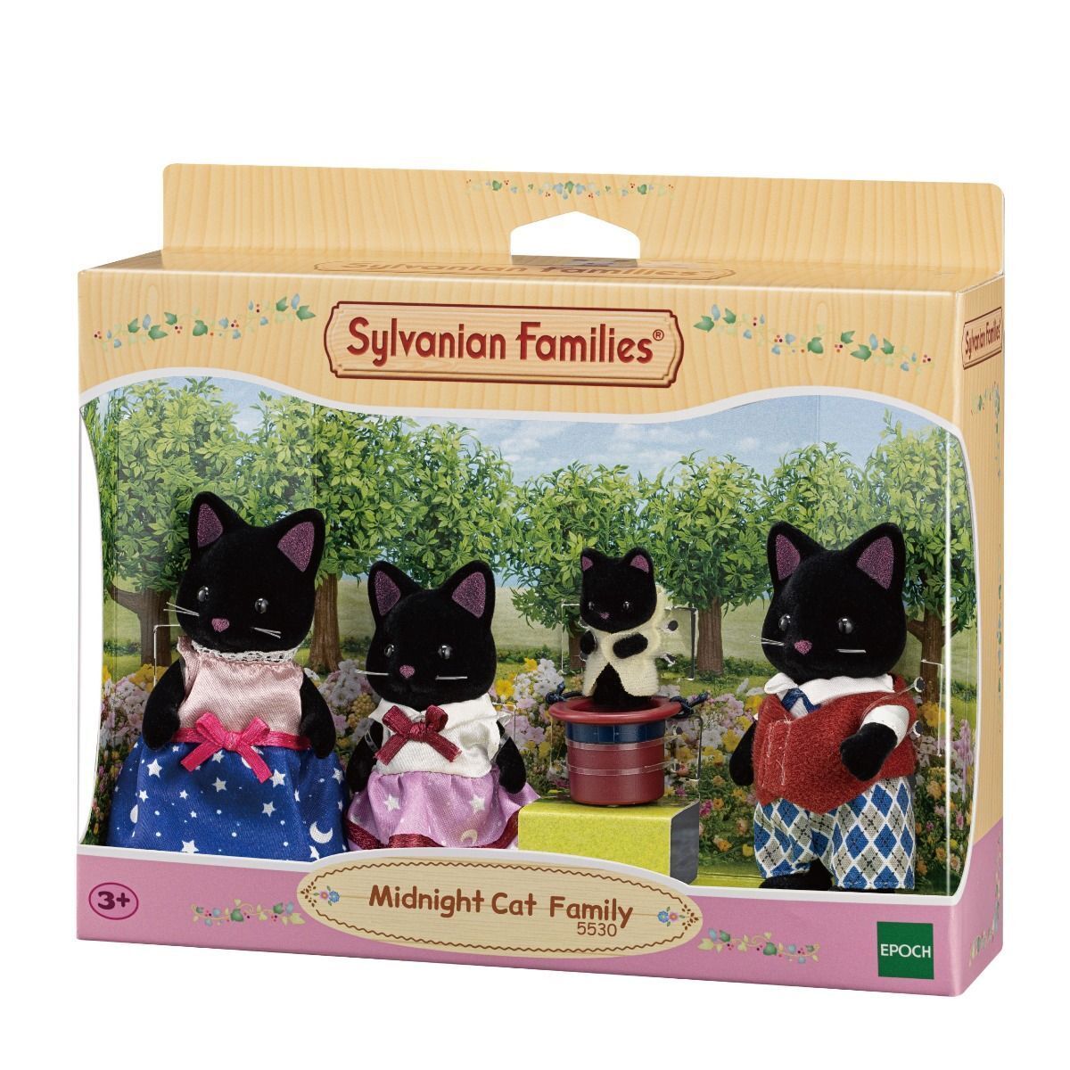 Midnight Cat Family - Toot Toot Toys