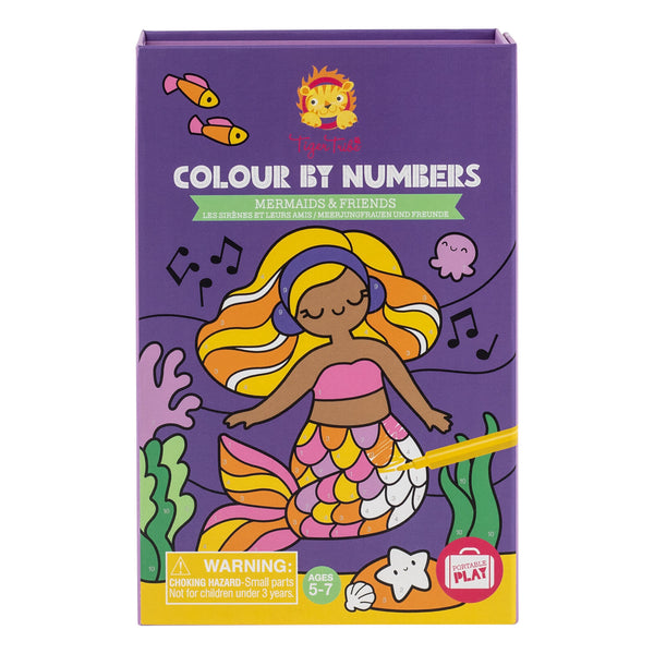 Tiger Tribe - Colour By Numbers - Mermaids & Friends