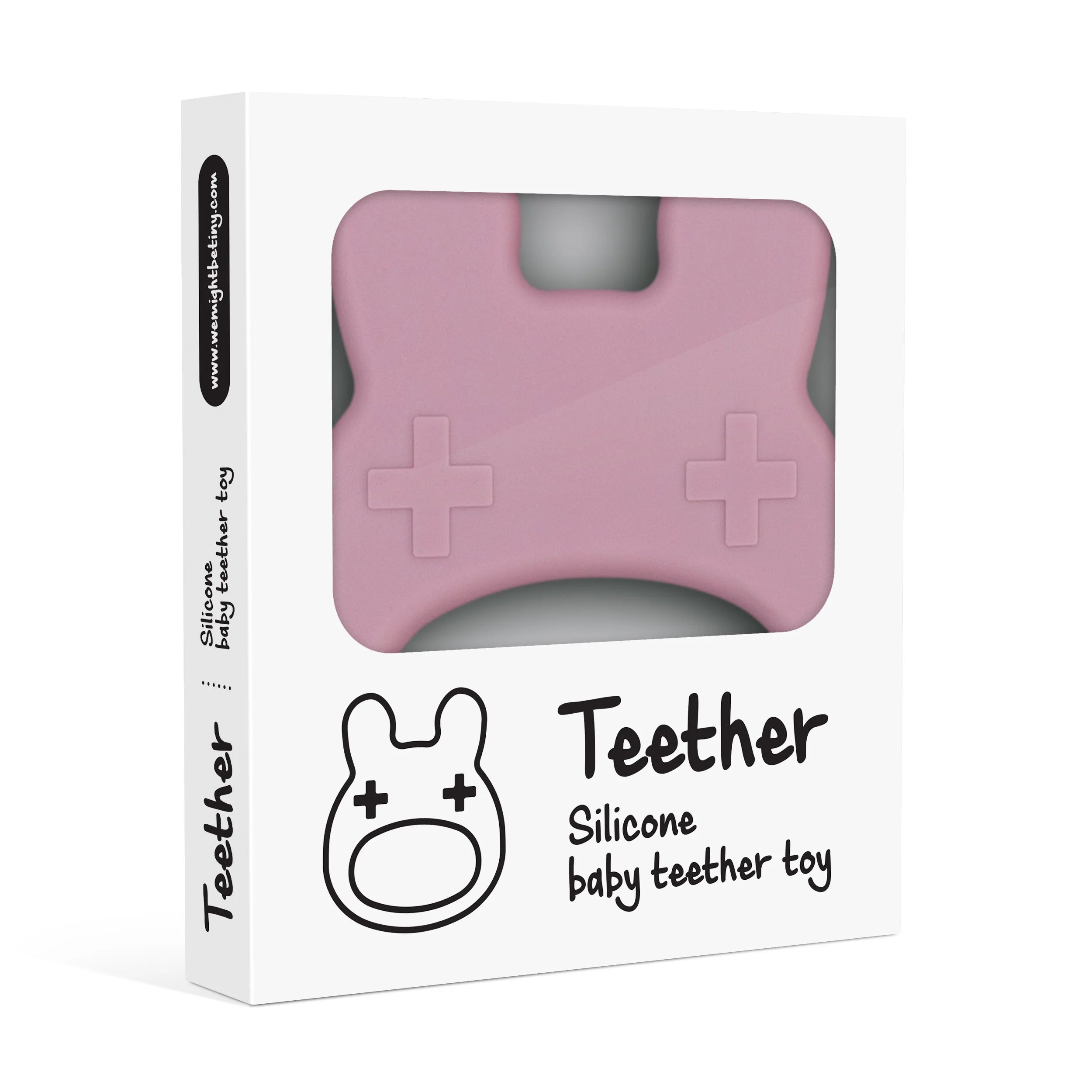 Bunny Teether - Dusty Rose