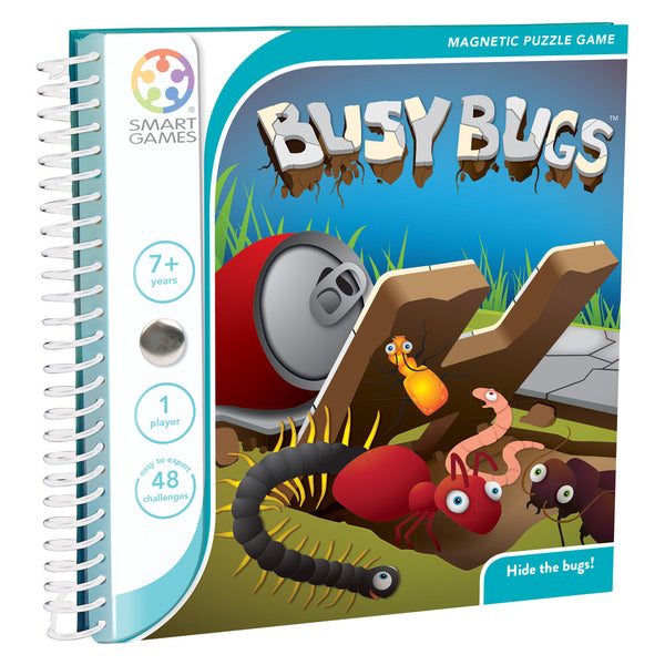 Smart Games - Magnetic Travel Puzzle Game - Busy Bugs