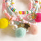 Lauren Hinkley - Rainbow Pom Pom Elastic Bracelet