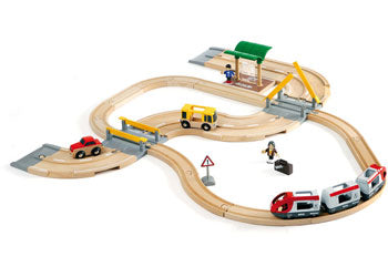 BRIO - Rail & Road Travel Set (33209) - Toot Toot Toys