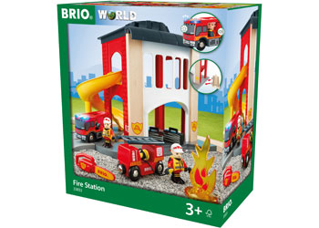 BRIO - Fire Station (33833) - Toot Toot Toys