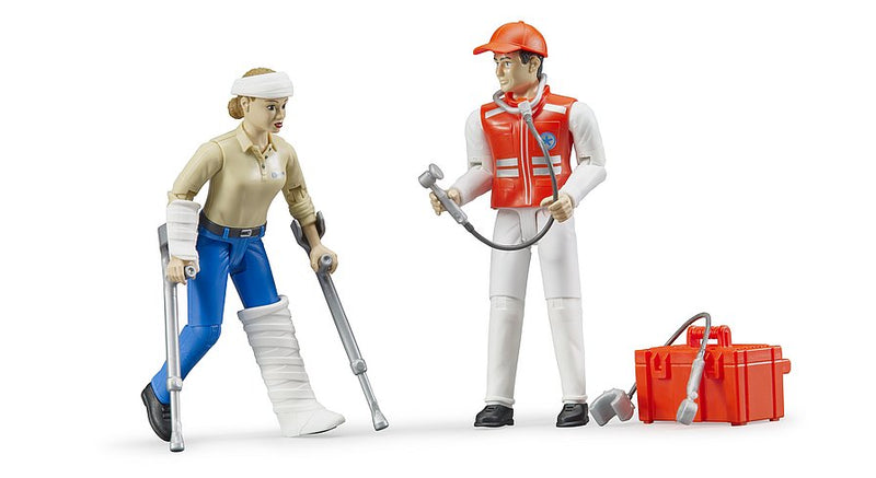 Bruder - Bworld Figure - Emergency Ambulance Figure Set (62710)