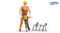 Bruder - Bworld Figure - Construction Worker with Accessories (60020) - Toot Toot Toys