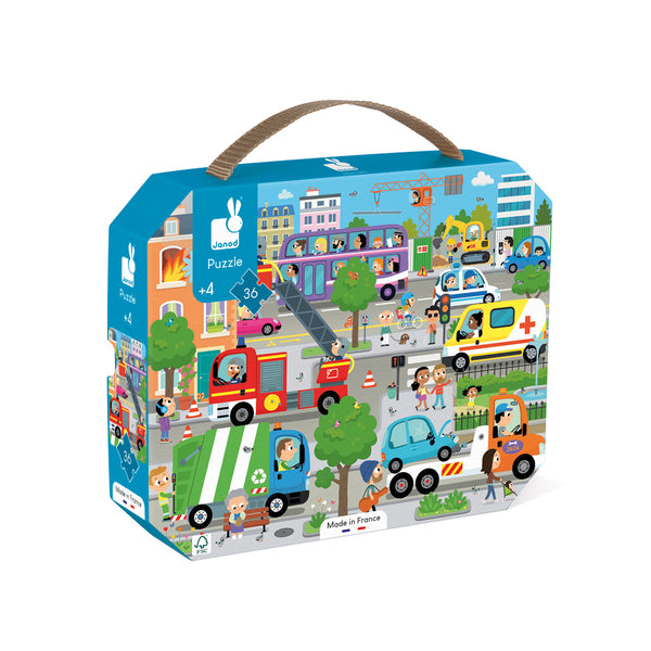 Janod - City Suitcase Puzzle