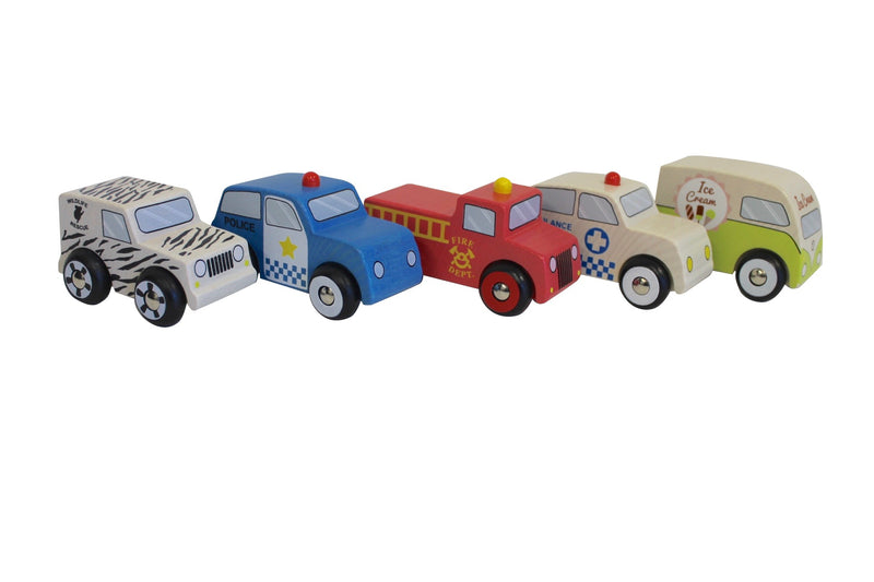 Discoveroo - Emergency Car Set (Set of 5) - Toot Toot Toys